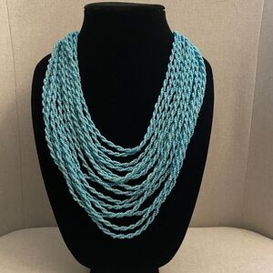 Blue Beaded Necklace